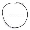 Round Leather Cord Necklaces Making MAK-I005-2mm-2