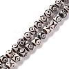 Natural Tibetan 3-Eye dZi Agate Beads Strands G-F354-07-3