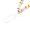 Acrylic Beads Mobile Straps HJEW-JM00568-3