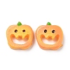 Halloween Opaque Resin Cabochons RESI-G038-01B-2