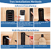 2Pcs PVC Baseball Cap Wall Mounted  Storage Rack AJEW-ME0002-47B-3