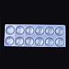 Transparent Glass Cabochons GGLA-R026-50mm-B-4