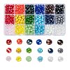 18 Colors Electroplate Glass Beads EGLA-X0006-03B-8mm-1
