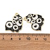 Halloween Alloy Enamel Pendants STAS-I354-01G-K-3