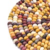 Natural Mookaite Beads Strands G-P575-A11-6x4mm-3