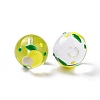 Transparent Glass Beads LAMP-B021-03B-16-3