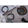 Crafans DIY Men's Gemstone Bracelet with Cross Making Kits DIY-CF0001-21-15