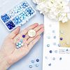 DIY Blue Themed Jewelry Making Kits DIY-PH0001-23P-3