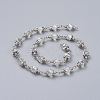 Handmade Glass Beaded Chains AJEW-JB00498-01-2