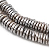 Electroplated Shell Pearl Beads Strands BSHE-B009-E01-2x7mm-A-2