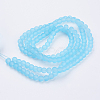 Baking Paint Transparent Glass Bead Strands X-GLAA-S031-6mm-2-2