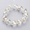 Electroplate Glass Bead Strands EGLA-J140-FR02-20mm-2