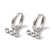 Brass Stud Earring Findings KK-U013-10P-1