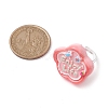 6Pcs 6 Styles Opaque Resin Adjustable Rings RJEW-JR00668-3