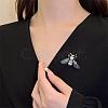 Alloy Rhinestone Brooch PW-WG87267-04-2