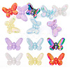 10Pcs UV Plating Opaque Acrylic Beads OACR-TA0004-09-2
