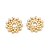 Brass Spacer Beads KK-K251-15G-1