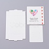 Kraft Paper Boxes and Earring Jewelry Display Cards CON-L015-A08-2