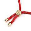 Adjustable Nylon Twisted Cord Slider Bracelets BJEW-JB05322-01-3