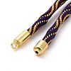 Nylon Cord Silder Bracelets MAK-C003-03G-23-2