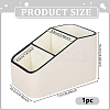 3-Grid Imitation Leather Desktop Storage Boxes CON-WH0095-233A-3