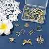 24Pcs 12 Styles Alloy Links/Connectors FIND-FS0004-65-8