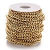 304 Stainless Steel Cuban Link Chain STAS-B019-02A-G-3