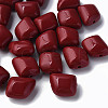Opaque Acrylic Beads MACR-S373-15A-A01-3