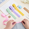 12.5M 5 Colors Printed Cotton Ribbon OCOR-FG0003-30-3