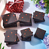 10Pcs Hot Stamping Planet Cardboard Jewelry Packaging Boxes CON-TA0001-44B-10