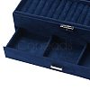 Velvet & Wood Jewelry Boxes VBOX-I001-04B-4