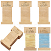 10Pcs Wood Bobbins SENE-SC0001-02-1