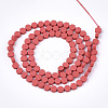 Spray Painted Non-magnetic Synthetic Hematite Beads Strands G-T116-03A-12-2