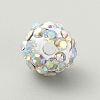 Rhinestone Pave Disco Ball Beads RB-TAC0002-02B-08-2