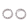 Tarnish Resistant 304 Stainless Steel Open Jump Rings STAS-F191-12P-C-2