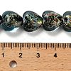 Handmade Dichroic Foil Glass Beads Strands DICH-U001-03E-4