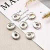 Letter Slider Beads for Watch Band Bracelet Making ALRI-O012-O-NR-4