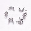 Tarnish Resistant 304 Stainless Steel Bead Tips X-STAS-F117-44P-1