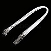 Waxed Cotton Cord Necklace Making MAK-YWC0001-01P-02-1