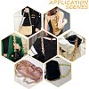 2Pcs 2 Style CCB Plastic Rectangle Cross Chain Bag Straps AJEW-CA0003-30-7