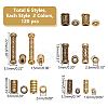 100pcs 10 styles Tibetan Style Alloy Beads TIBEB-WR0001-05-2