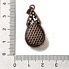Natural Tiger Eye Pendants G-H065-01R-16-3