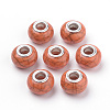 Imitation Turquoise Style Resin European Beads OPDL-Q132-05-1