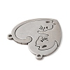Non-Tarnish 304 Stainless Steel Split Pendants STAS-H212-16P-2