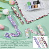 7.5M 3 Colors Printed Cotton Ribbon OCOR-FG0003-31-4