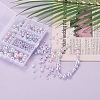 497Pcs 5 Style Rainbow ABS Plastic Imitation Pearl Beads OACR-YW0001-07F-8