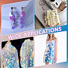 PVC Sequin Pendants KY-WH20004-07B-5