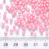 8/0 Baking Paint Glass Round Seed Beads SEED-S036-01B-04-3