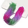 Transparent Painted Glass Beads Strands X1-DGLA-A034-T2mm-A06-1