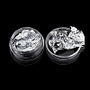 Silver Foil Chip Nail Art Glitter Decoration MRMJ-F003-05S-1